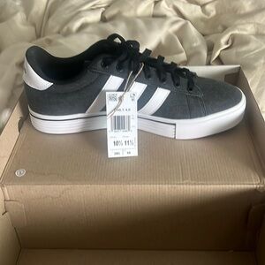 Adidas Black and White Athletic Shoes Daily 4.0 Skateboard